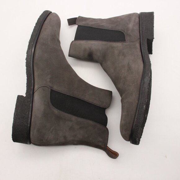 Oro Los Angeles Chelsea Boots Men\'s Size 12 Gray Suede  Alicante Crepe Soles main image 5